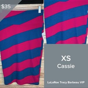 NWT LuLaRoe XS Cassie skirt